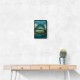 Newcastle Upon Tyne Travel Poster Wall Art