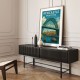 Newcastle Upon Tyne Travel Poster Wall Art