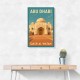 Abu Dhabi Qasr Al Watan Travel Poster Wall Art