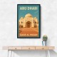 Abu Dhabi Qasr Al Watan Travel Poster Wall Art