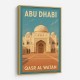 Abu Dhabi Qasr Al Watan Travel Poster Wall Art