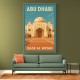 Abu Dhabi Qasr Al Watan Travel Poster Wall Art