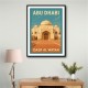 Abu Dhabi Qasr Al Watan Travel Poster Wall Art