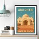 Abu Dhabi Qasr Al Watan Travel Poster Wall Art