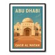 Abu Dhabi Qasr Al Watan Travel Poster Wall Art