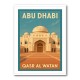 Abu Dhabi Qasr Al Watan Travel Poster Wall Art