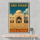 Abu Dhabi Qasr Al Watan Travel Poster 1 Wall Art