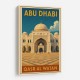 Abu Dhabi Qasr Al Watan Travel Poster 1 Wall Art