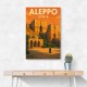 Aleppo Syria Travel Poster Wall Art