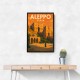 Aleppo Syria Travel Poster Wall Art