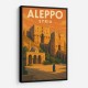 Aleppo Syria Travel Poster Wall Art