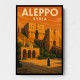 Aleppo Syria Travel Poster Wall Art