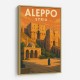 Aleppo Syria Travel Poster Wall Art