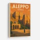 Aleppo Syria Travel Poster Wall Art