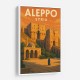 Aleppo Syria Travel Poster Wall Art