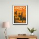 Aleppo Syria Travel Poster Wall Art