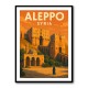 Aleppo Syria Travel Poster Wall Art