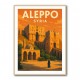 Aleppo Syria Travel Poster Wall Art