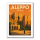 Aleppo Syria Travel Poster Wall Art