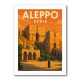 Aleppo Syria Travel Poster Wall Art