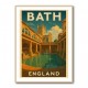 Bath England Travel Poster Wall Art Bath England Travel Poster Wall Art