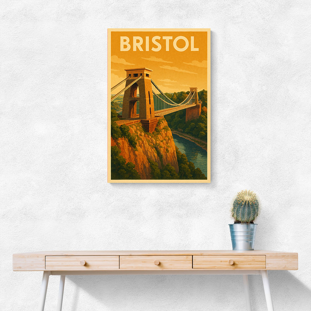 Bristol Travel Poster 2 Wall Art Bristol Travel Poster 2 Wall Art