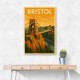Bristol Travel Poster 2 Wall Art Bristol Travel Poster 2 Wall Art