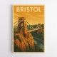 Bristol Travel Poster 2 Wall Art Bristol Travel Poster 2 Wall Art