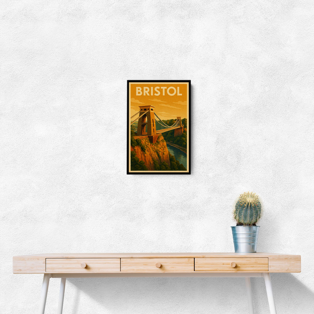 Bristol Travel Poster 2 Wall Art Bristol Travel Poster 2 Wall Art