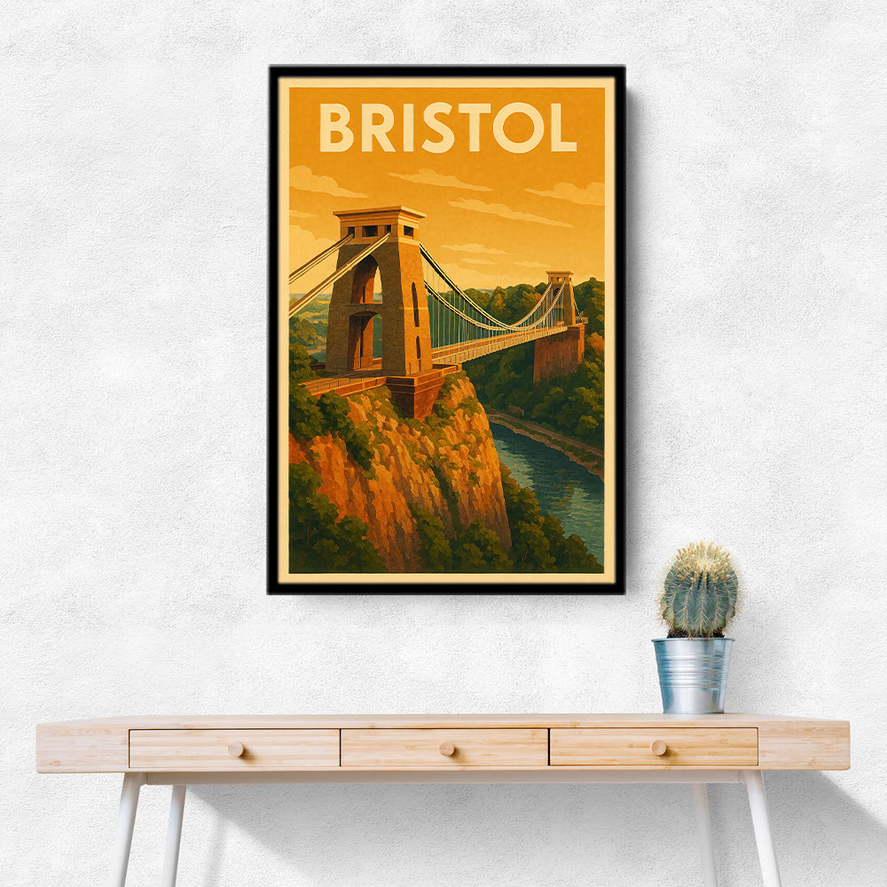 Bristol Travel Poster 2 Wall Art Bristol Travel Poster 2 Wall Art