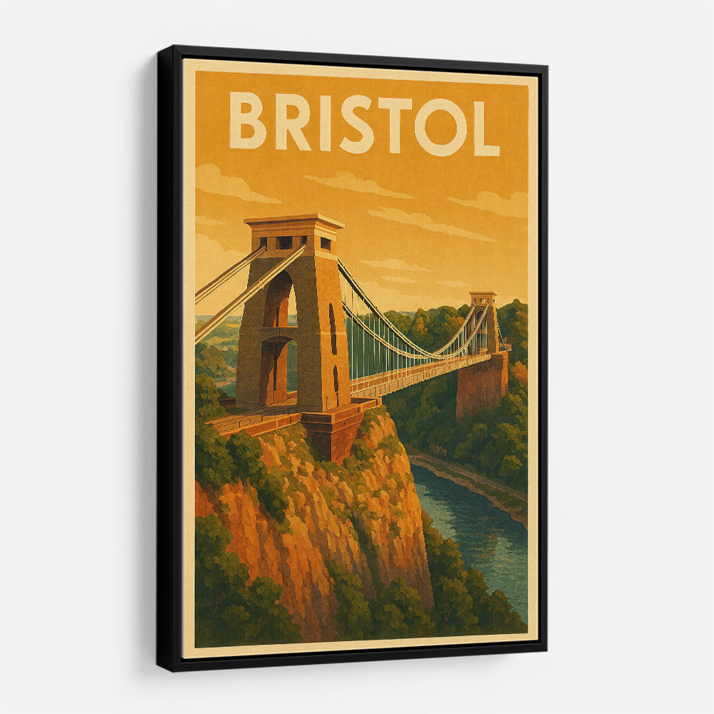 Bristol Travel Poster 2 Wall Art Bristol Travel Poster 2 Wall Art