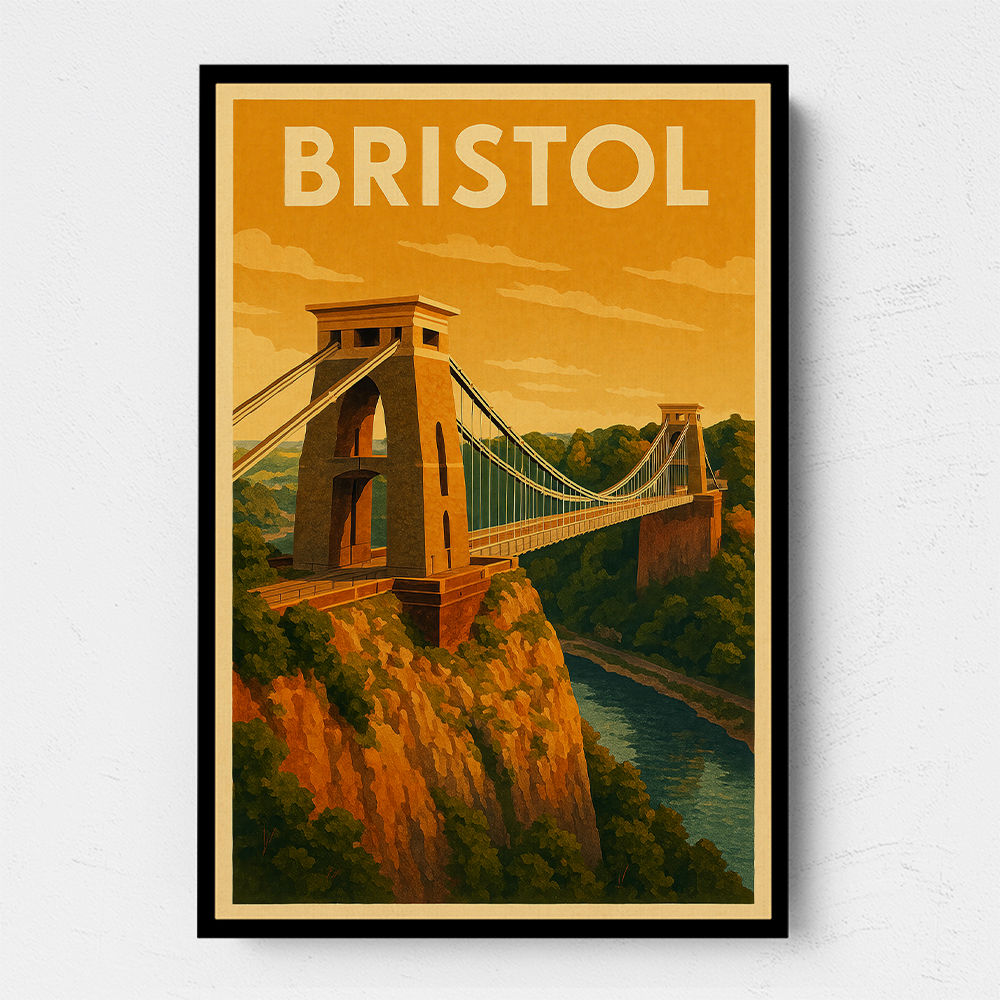 Bristol Travel Poster 2 Wall Art Bristol Travel Poster 2 Wall Art