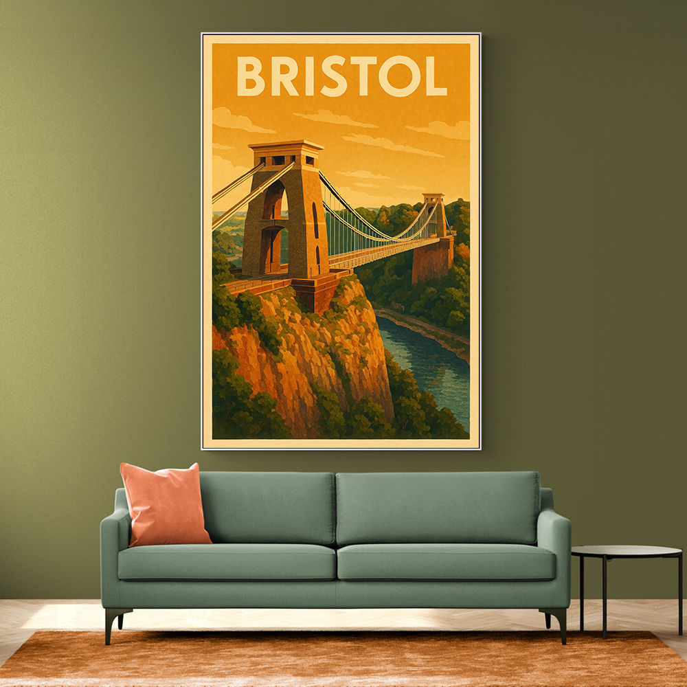 Bristol Travel Poster 2 Wall Art Bristol Travel Poster 2 Wall Art