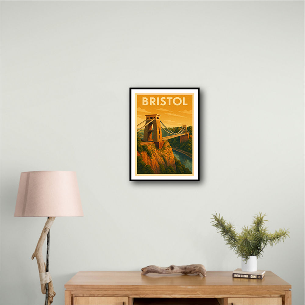 Bristol Travel Poster 2 Wall Art Bristol Travel Poster 2 Wall Art
