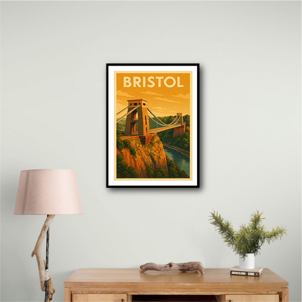 Bristol Travel Poster 2 Wall Art Bristol Travel Poster 2 Wall Art