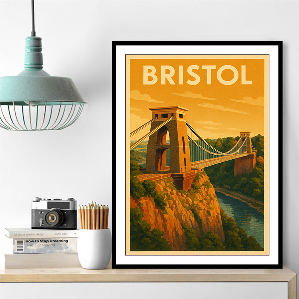 Bristol Travel Poster 2 Wall Art Bristol Travel Poster 2 Wall Art