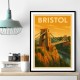 Bristol Travel Poster 2 Wall Art Bristol Travel Poster 2 Wall Art