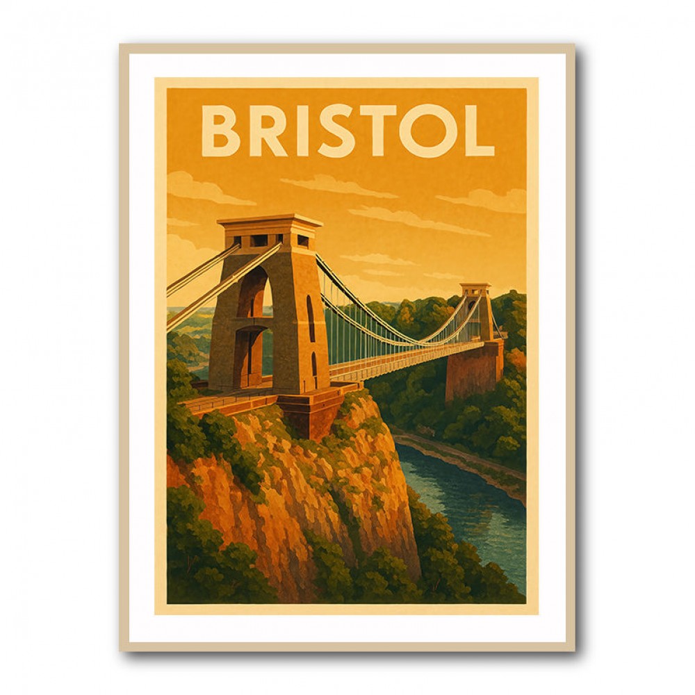 Bristol Travel Poster 2 Wall Art Bristol Travel Poster 2 Wall Art