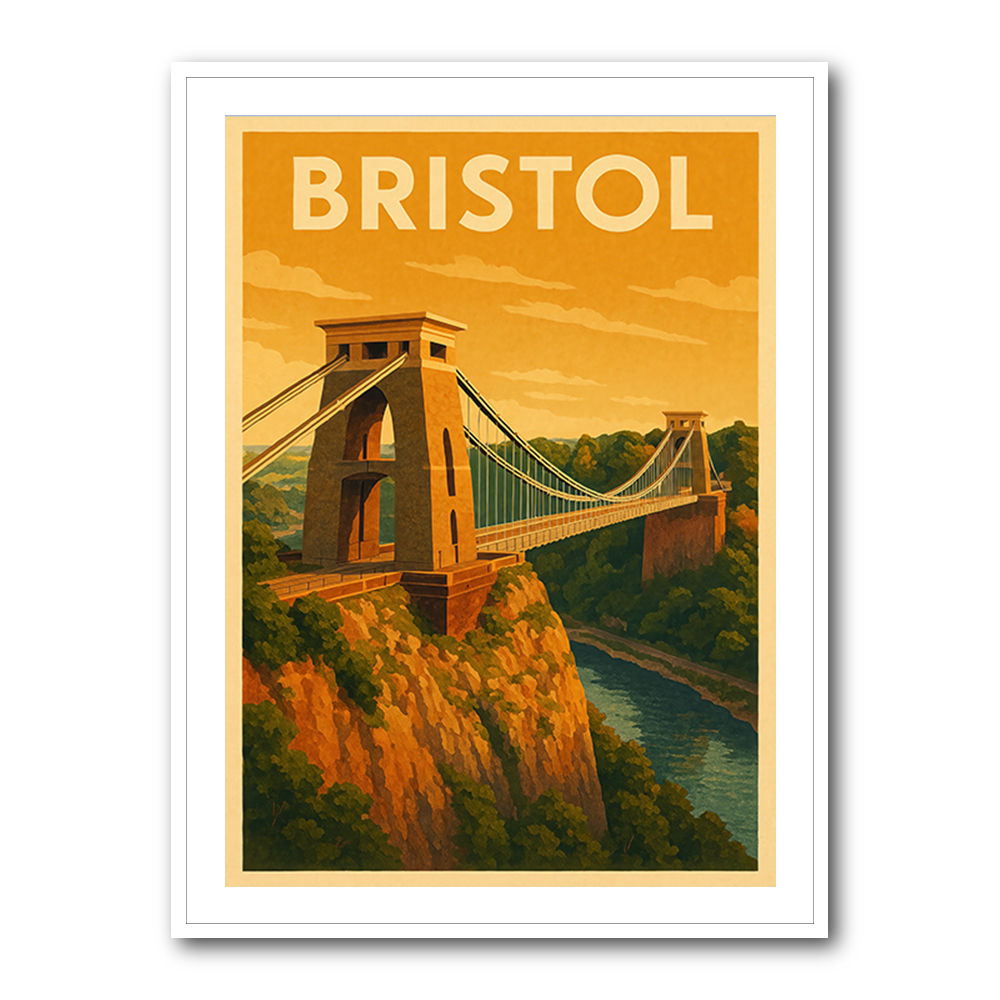 Bristol Travel Poster 2 Wall Art Bristol Travel Poster 2 Wall Art
