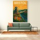 Bristol Travel Poster Wall Art Bristol Travel Poster Wall Art