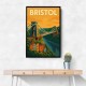 Bristol Travel Poster Wall Art Bristol Travel Poster Wall Art