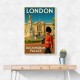 Buckingham Palace London Travel Poster Wall Art Buckingham Palace London Travel Poster Wall Art