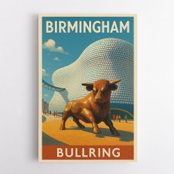 Bullring Birmingham Poster Wall Art