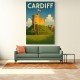 Cardiff Castle Poster 2 Wall Art Cardiff Castle Poster 2 Wall Art
