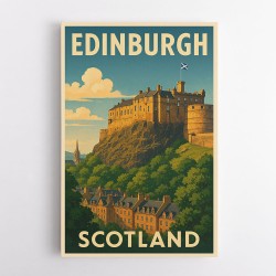 Edinburgh Castle Poster Wall Art