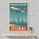 Emirates Dubai Travel Poster 1 Wall Art Emirates Dubai Travel Poster 1 Wall Art