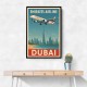 Emirates Dubai Travel Poster 1 Wall Art Emirates Dubai Travel Poster 1 Wall Art