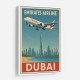 Emirates Dubai Travel Poster 1 Wall Art Emirates Dubai Travel Poster 1 Wall Art