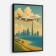 Emirates Dubai Travel Poster Wall Art Emirates Dubai Travel Poster Wall Art