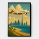 Emirates Dubai Travel Poster Wall Art Emirates Dubai Travel Poster Wall Art